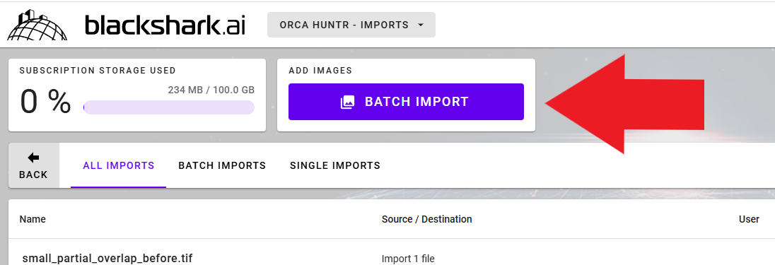 batch button