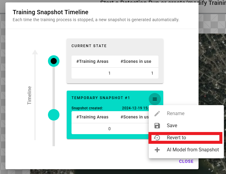 revert to Snapshot