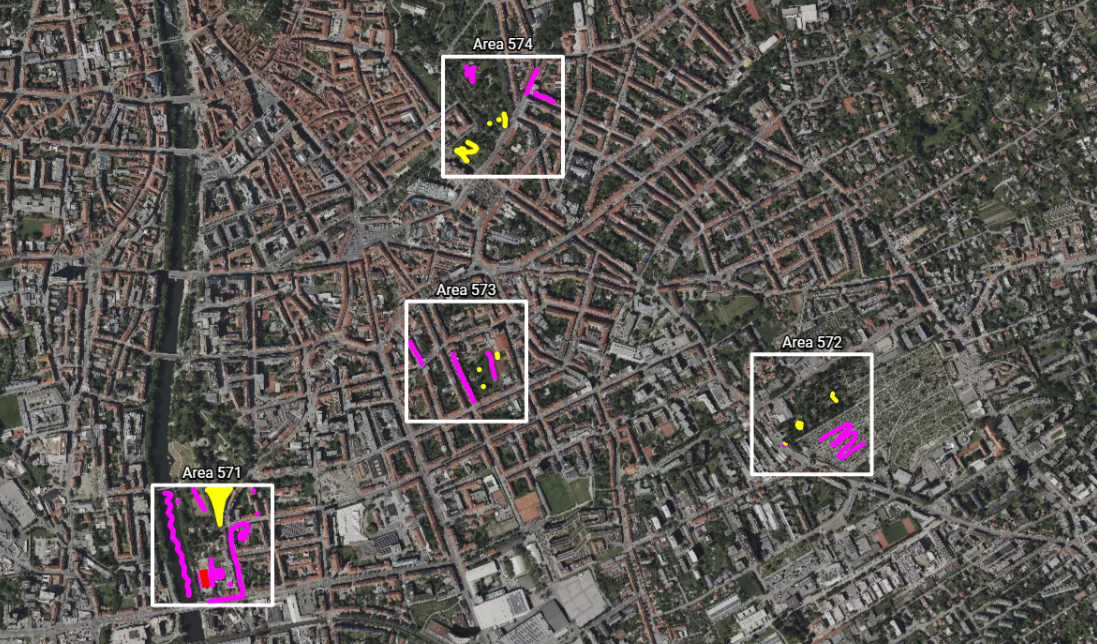 Many Training Areas